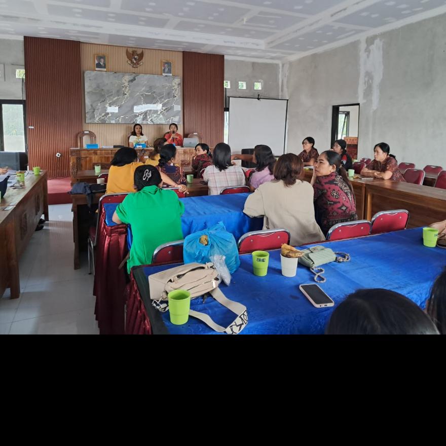 Pertemuan Rapat Rutin tim Penggerak PKK Desa Rendang, Tanggal, 8 Juli 2025